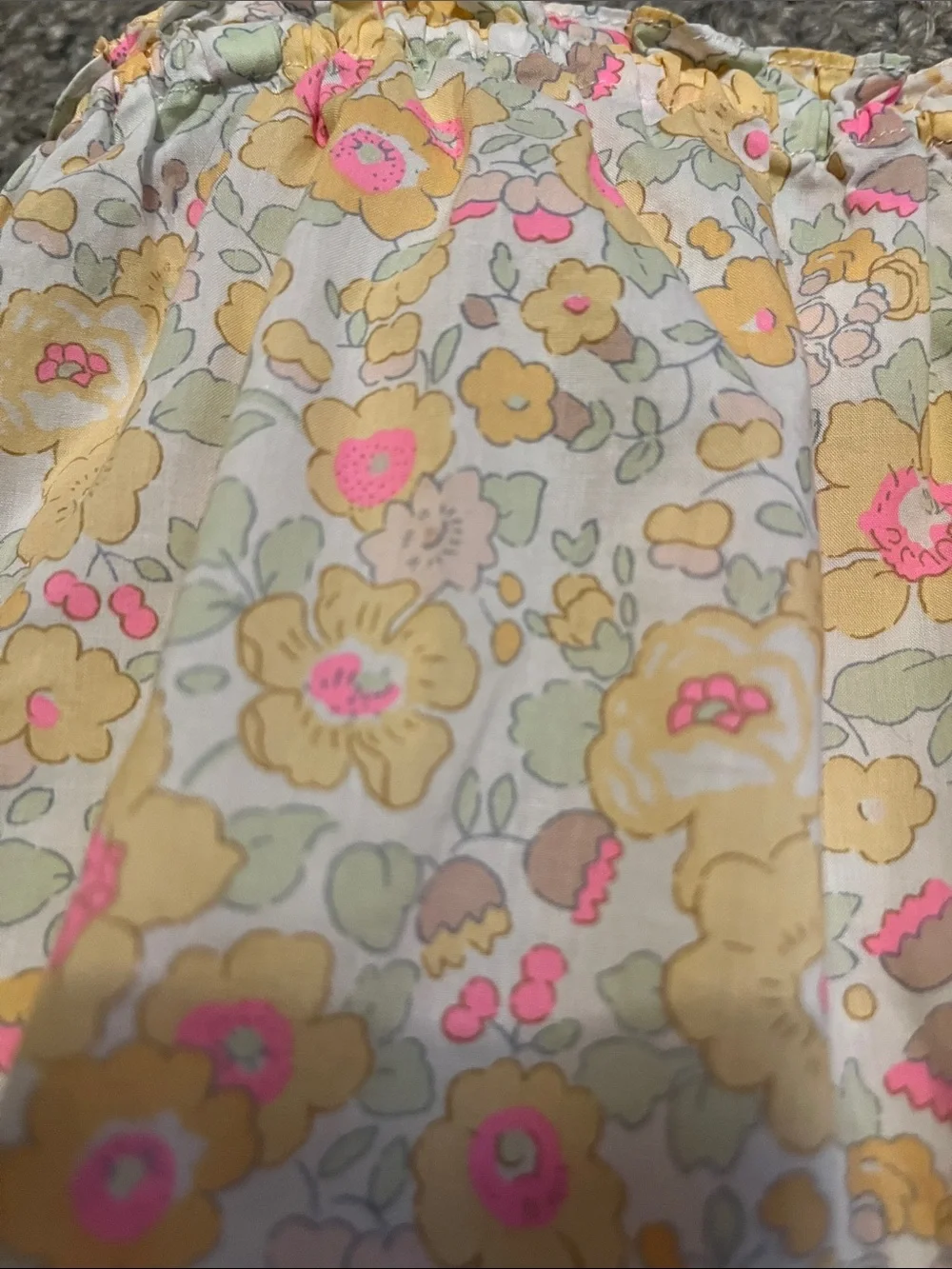 Bonpoint liberty  Floral Bubble Romper